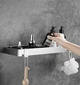 Пряма потужна полиця для ванної з нержавіючої сталі Disfact PRO-40cm Дзеркальна - изображение 6