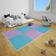 Підлога-пазл плюшевий ФІОЛЕТОВИЙ 60*60*1cm (D) SW-00002087 - изображение 8