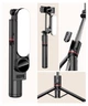 Трипод - селфі палиця Selfie Stick-Tripod (114 см max. висота) для фото, відео, селфі + LED лампа + Bluetooth пульт / Монопод зі штативом / Підставка для телефону - зображення 5