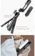 Трипод - селфі палиця Selfie Stick-Tripod (114 см max. висота) для фото, відео, селфі + LED лампа + Bluetooth пульт / Монопод зі штативом / Підставка для телефону - зображення 8