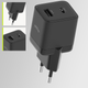Ładowarka sieciowa Allity GaN PD QC ATC-01-20WAC 1x USB-C 1x USB-A 20W Black (5906667550139) - obraz 5