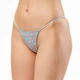 Трусики міні-стрінги з бавовни жіночі Felisiya Lingerie Сірий 273-166х054 L - зображення 1
