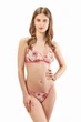Комплект женский бюстгальтер с мягкой чашкой и стринги из сеточки Felisiya Lingerie Разноцветный 2007+221-001с905 L - изображение 1