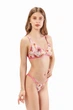 Комплект женский бюстгальтер с мягкой чашкой и стринги из сеточки Felisiya Lingerie Разноцветный 2007+221-001с905 L - изображение 5