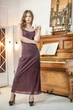 Платье-комбинация макси Felisiya Lingerie Сливовое вино 501-7803 L - изображение 7