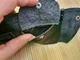Кожаный кошелек мужской черный 10×9 - изображение 5