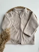 Кофта детская флисовая H&M 86 см на молнии бежевая - изображение 1