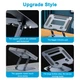 Подставка для ноутбука Choetech H061 алюминиевая, регулируемая, до 13 дюймов Gray (H061-GY) - изображение 7