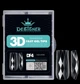 Гелевые типсы (120шт), Дизайнер 3D Diamond Fast Gel Tips DF4 Square для наращивания ногтей - изображение 1