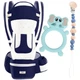 Эрго-рюкзак Baby Carrier 6 в 1 и прорезыватель для зубов Слоник с держателем Бусины n-13055 - изображение 1