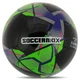 Мяч футбольный размер №5 Soccermax Soccermax All Weather 4137 Black-Multicolor - изображение 1