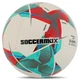 Мяч футбольный размер №5 Soccermax Soccermax All Weather 4137 White-Multicolor - изображение 1