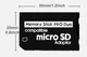 Переходник для карт памяти Кардридер microSD TF -> Memory Stick PRO Duo Black Адаптер Черный - изображение 6