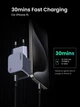 Ładowarka sieciowa Ugreen X703 Nexode Pro 30W USB-C GaN Fast Charger Szara 35006 (6941876230068) - obraz 4