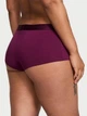 Трусики женские Victoria's Secret (2126439128928) Logo Cotton Boyshort XS бордовые - изображение 2
