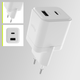 Ładowarka sieciowa Allity GaN PD QC ATC-01-20WAC 1x USB-C 1x USB-A 20W White (5906667550351) - obraz 4