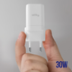 Зарядний пристрій Allity GaN PD QC ATC-01-30WAC 1x USB-C 1x USB-A 30W White (5906667550368) - зображення 5