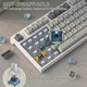 Ігрова Бездротова Механічна Клавіатура ATTACK SHARK K86 Grey з TFT-дисплєм, RGB, 4000mAh, 2.4G/Bluetooth/Кабель, Українська розкладка - изображение 16
