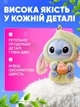 Детская мягкая игрушка сюрприз Лабубу Лило и Стич Labubu Lilo & Stitch плюшевая, брелок для ключей сумки портфеля для детей и взрослых 17 см - изображение 4