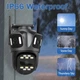 Камера відеоспостереження вулична P15-SP8 Camera поворотна Wi-Fi ICSee 12MP чорний - зображення 7