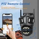 Камера відеоспостереження вулична P15-SP8 Camera поворотна Wi-Fi ICSee 12MP чорний - зображення 8