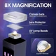 Лампа-фонарик LED 15 3W (черная) для ногтей для фиксации верхних форм на USB и аккумуляторе - изображение 4