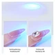 Лампа-фонарик LED-12 (3 Вт.) на аккумуляторе (180mah), с USB для прихвата верхних форм, гелевых типс и декора - изображение 14