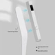 Лампа-фонарик LED 7 3W (серебристая) для ногтей для фиксации верхних форм + 2 штампа для стемпинга - изображение 2