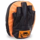 Вигнута боксерська лапа VNM BO-0874 (1 шт, PU, 19×17×4 см, помаранчева з чорним) - зображення 2
