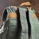 Дорожный текстильный рюкзак Vintage большого размера зеленого цвета (bg200fash56) - изображение 3