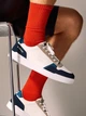 Мужские кеды низкие G-Star Raw V5-10502 5906751002926 43 Белые с темно-синим (5906751003053) - изображение 2