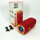 Портативна колонка TG 654 red 8W з підсвічуванням - изображение 5