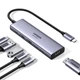USB-хаб Ugreen CM511 USB-C To HDMI+2XUSB 3.2+2XUSB-C 3.2+PD Power Converter Gray (UGR-35999) - изображение 2