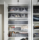 Pudełko na buty IKEA SKUBB 22 x 34 x 16 cm Ciemnoszare 4 szt - obraz 4