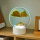 Лампа настольная Песочные горы 3D RGB ночник с USB Желтый песок - изображение 5