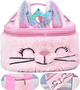 Дитяча косметичка LEAN Toys Зайчик плюшевий з блискітками 20 см Pink 22049 (5905991044055) - зображення 3