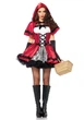 Женский Костюм красной шапочки Leg Avenue Gothic Riding Hood Красный L (SO9124) - изображение 7