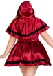 Женский Костюм красной шапочки Leg Avenue Gothic Riding Hood Красный 1X-2X (SO9126) - изображение 2