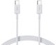Кабель Allity AUC-03 USB-C - USB-C 1 m 100W White (5906667550160) - зображення 1