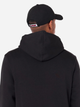 Bluza męska z kapturem kangurka New Era NBA Regular Heat 60505424 L Czarna (0197883645142) - obraz 4