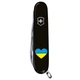Ніж Victorinox Climber Ukraine 91 мм 14функ чорний Серце синьо-жовте - зображення 3