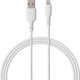 Kabel Qualo Recycling USB Type-A – Lightning 1.5 m White (5907457783430) - obraz 1
