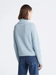 Светр жіночий зимовий Calvin Klein Plush Turtleneck Blue XS Блакитний (891994) - изображение 3