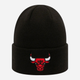 Шапка біні New Era NBA Essential Cuff Knit Bulls 12156075 One Size Чорна (0194088279479) - зображення 1