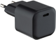 Зарядний пристрій Qualo Nano PD 35W USB-C Black (5907457773257) - зображення 1