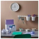 Часы настенные бесшумные IKEA TROMMA белые 25см - изображение 4