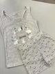 Літня піжама для дівчинки Фламінго Sweet Dreams сіра 242-121 122 - зображення 2