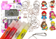 Zestaw księżniczki LEAN Toys zawieszki do malowania z zastygającą farbą 13221 (5905323214231) - obraz 2