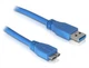 Кабель ATcom USB 3.0 AM/MicroBM 1,8 м blue - зображення 2