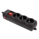 Фильтр питания Gembird Pro (SPG3-G-6B-PRO) 3 розетки, 1.8м, черный - изображение 7